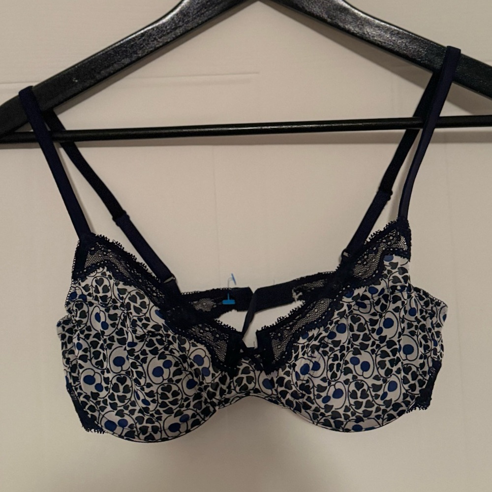 Princesse Tam Tam Black Lace Bra blue
